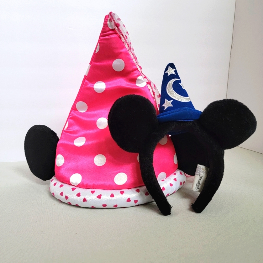 Disney Minnie and Mickey Mouse Hats and Ears Set